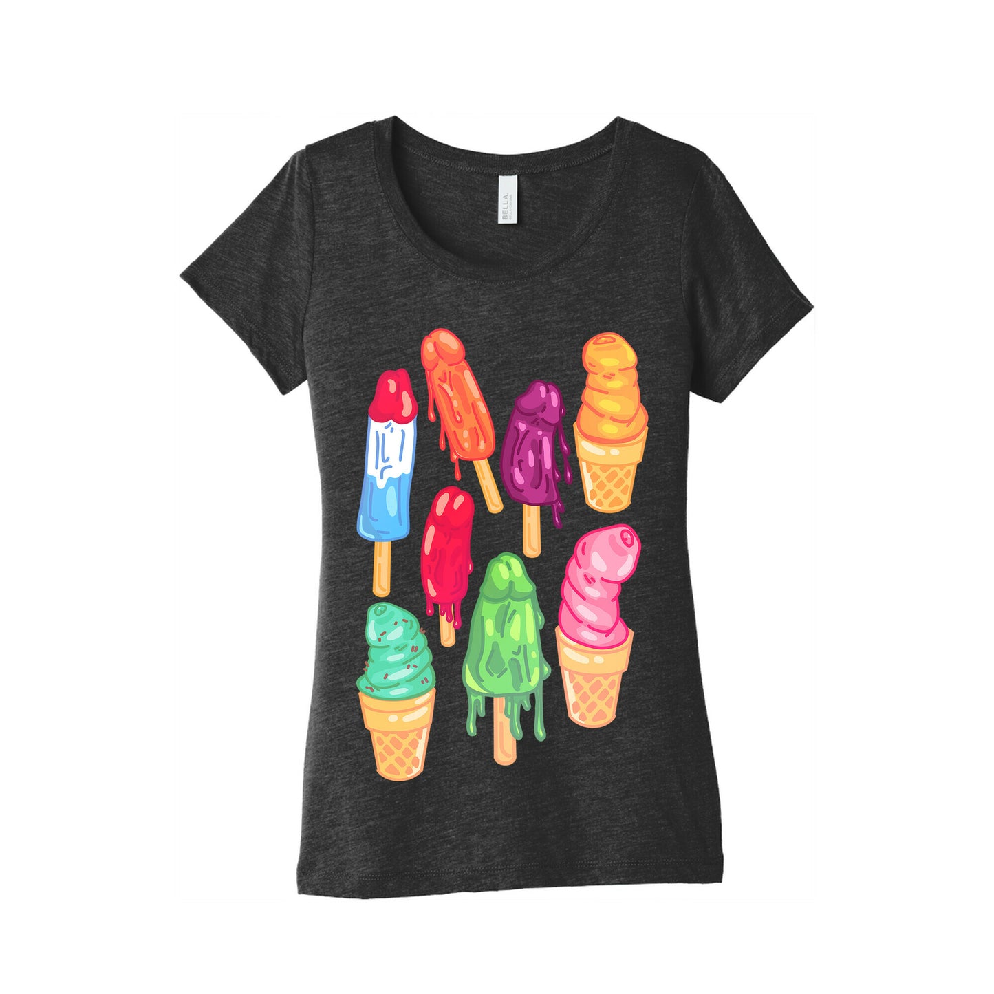 Popsicle Penises Women's Triblend Tee