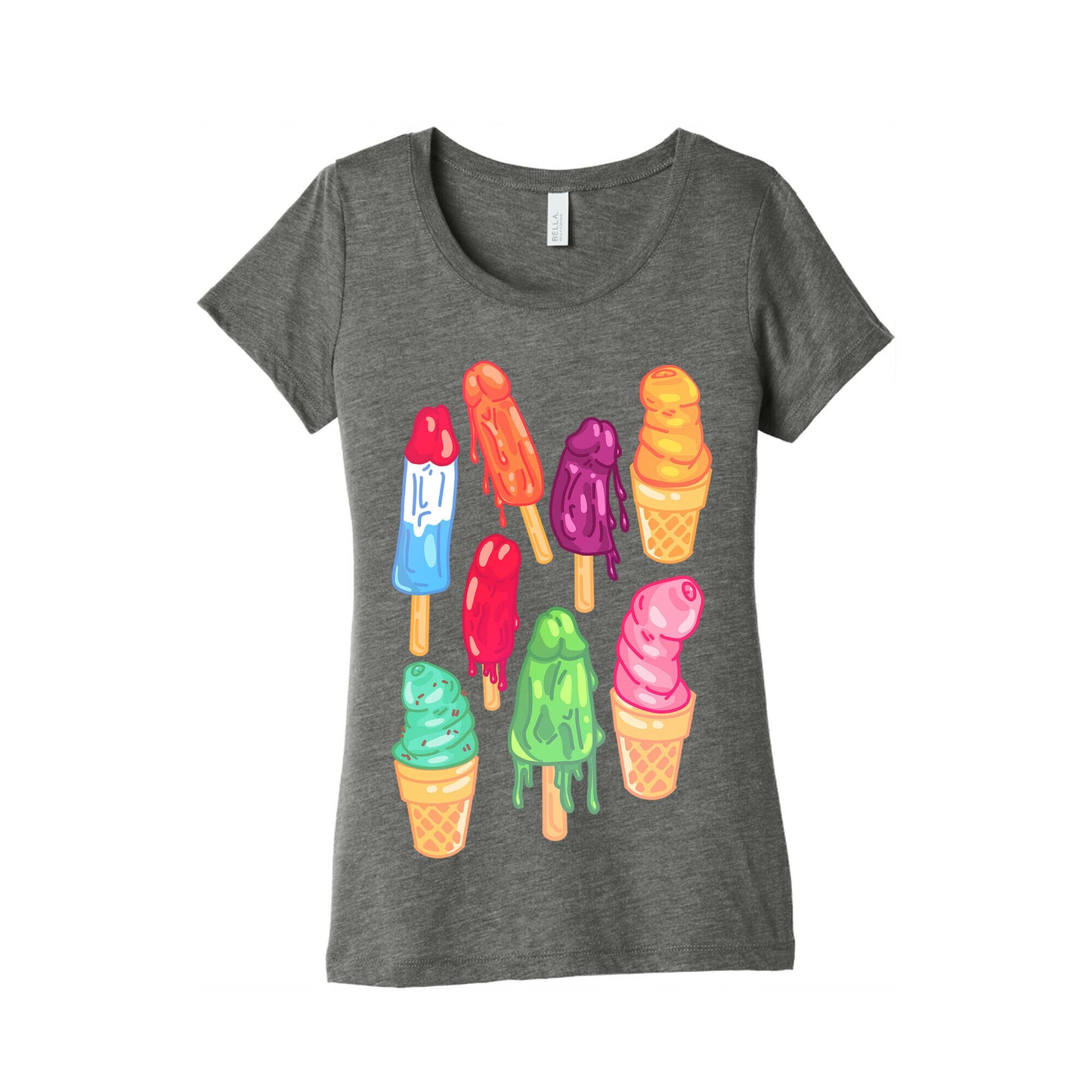 Popsicle Penises Women's Triblend Tee