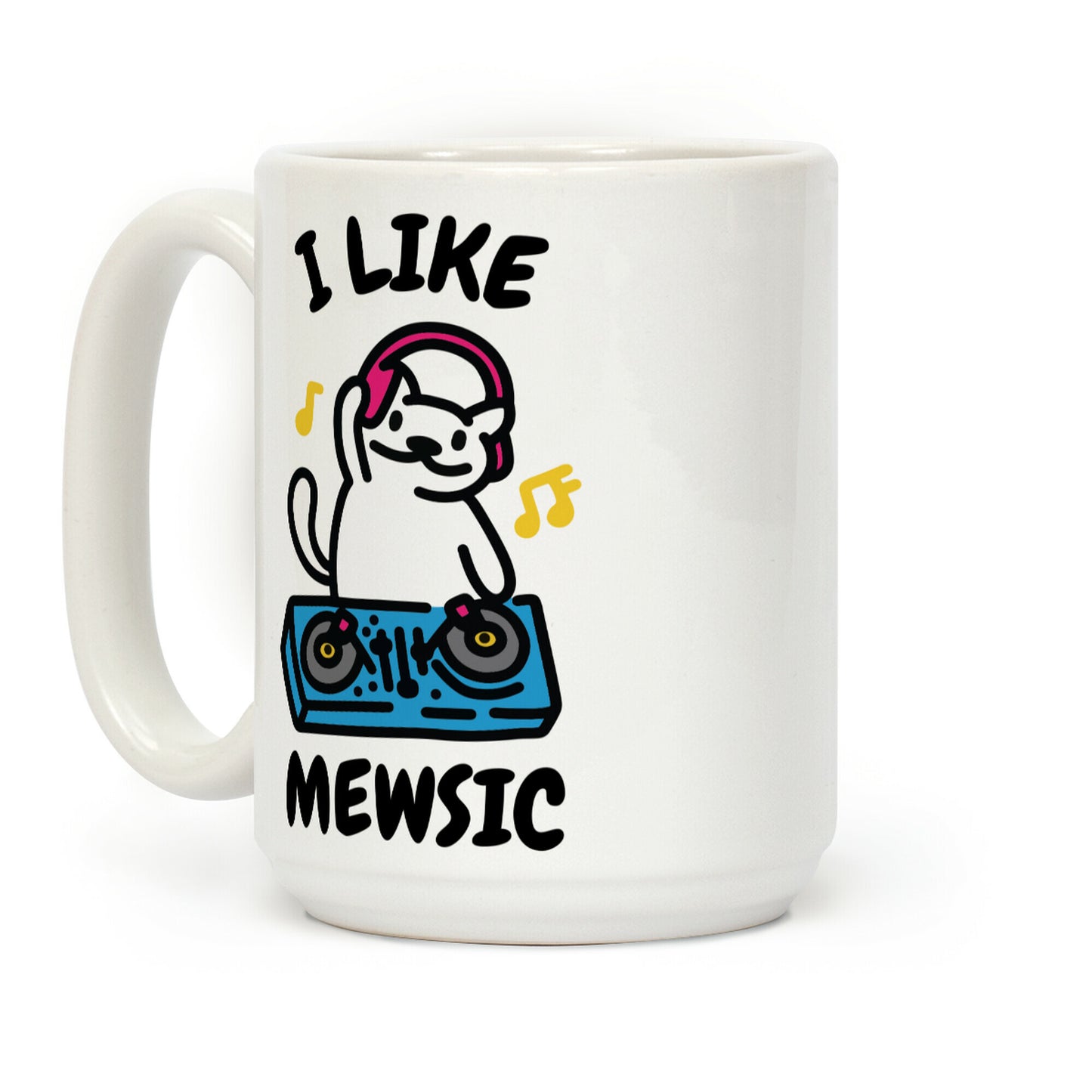 I Like Mewsic Coffee Mug