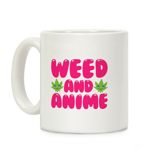 Weed And Anime Coffee Mug