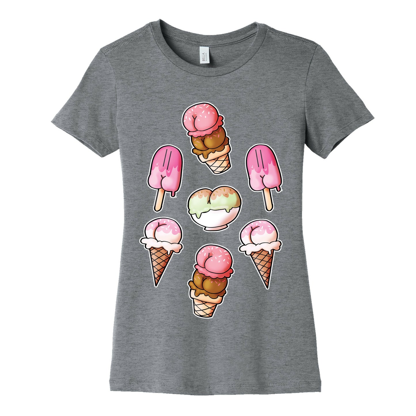 Ice Cream Butts Women's Cotton Tee