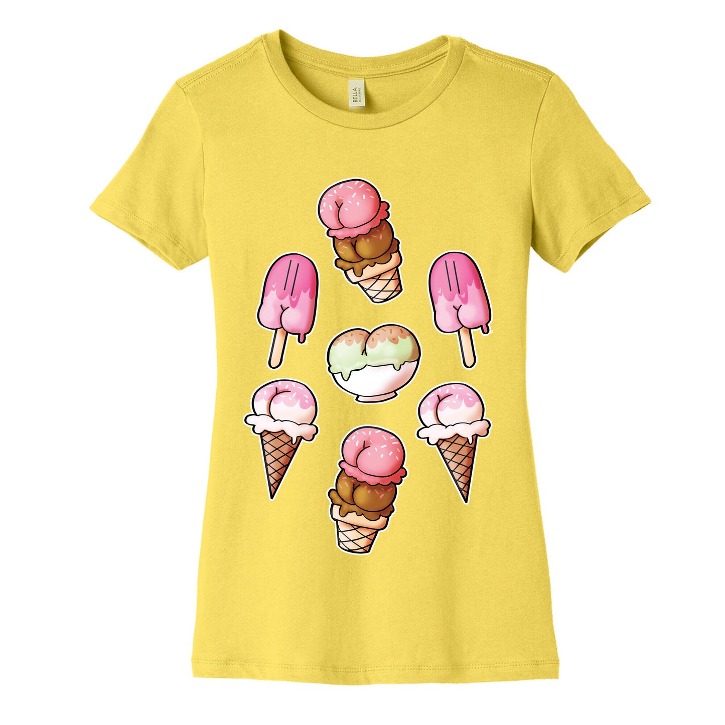 Ice Cream Butts Women's Cotton Tee