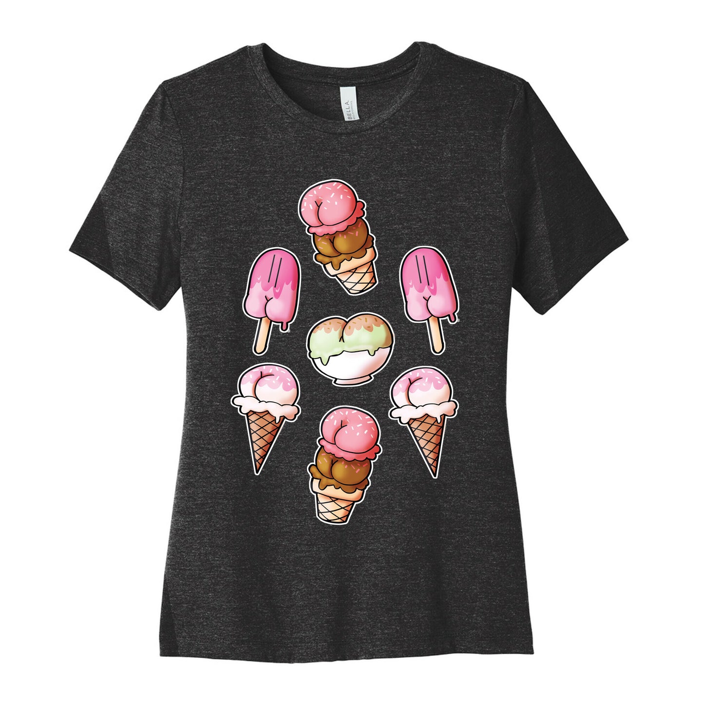Ice Cream Butts Women's Cotton Tee