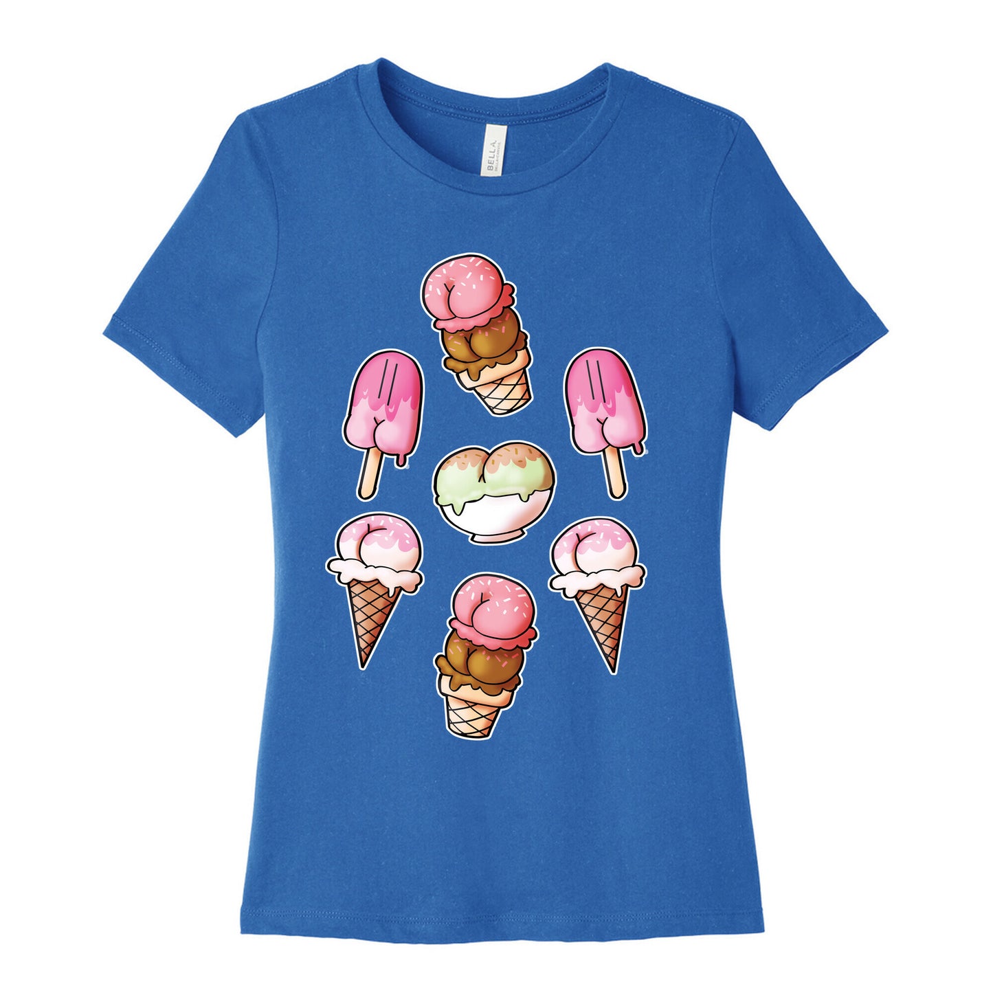 Ice Cream Butts Women's Cotton Tee