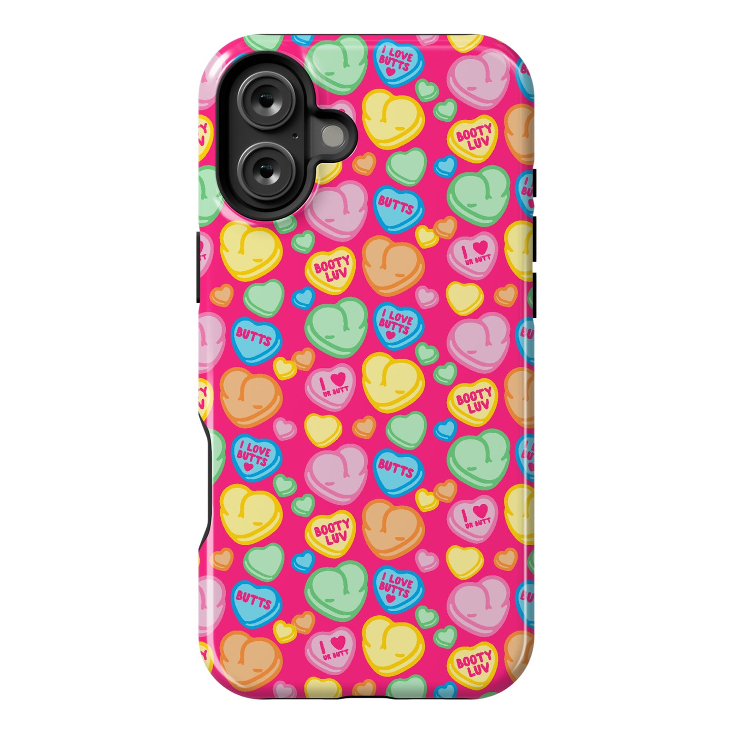 Candy Heart Butts Phone Case
