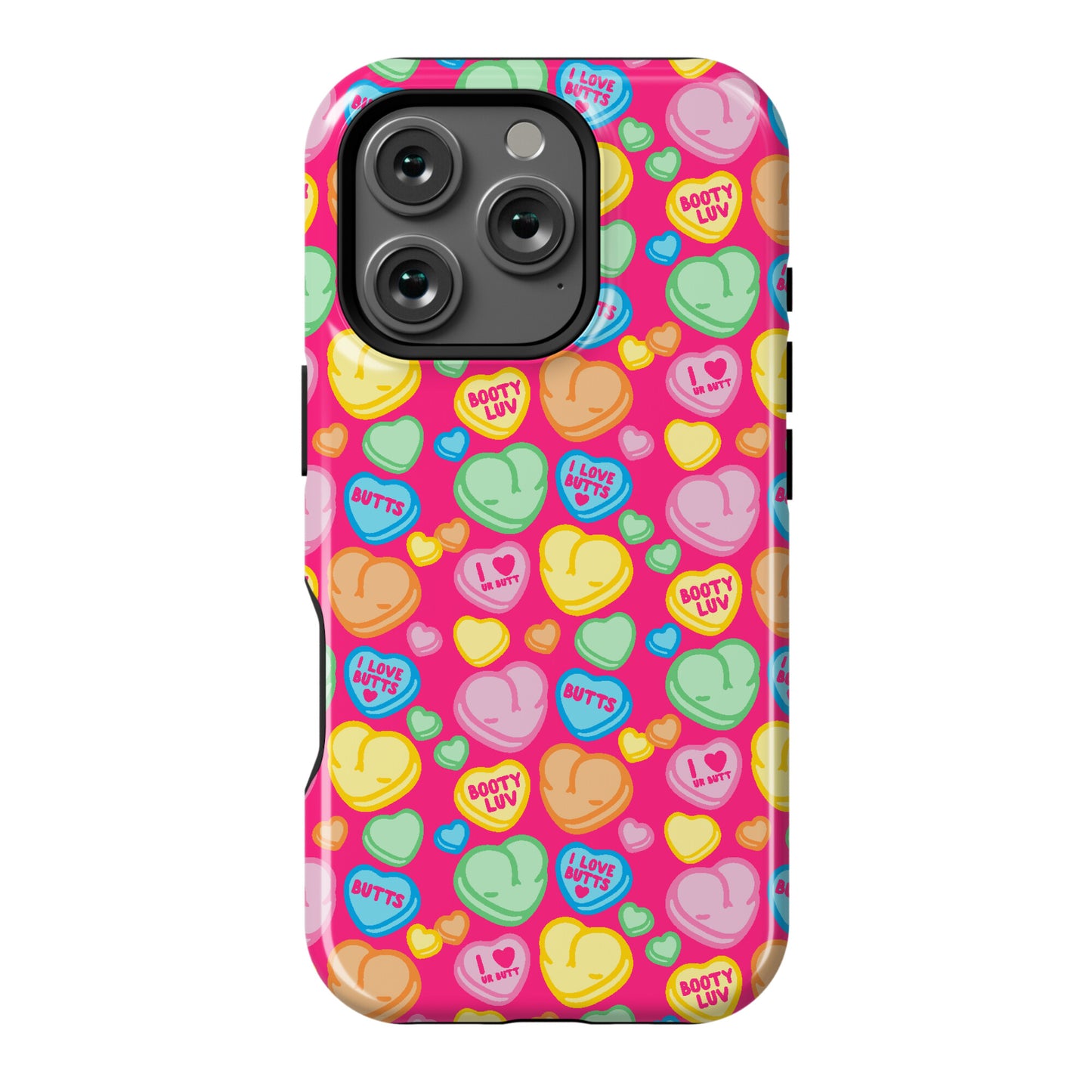 Candy Heart Butts Phone Case