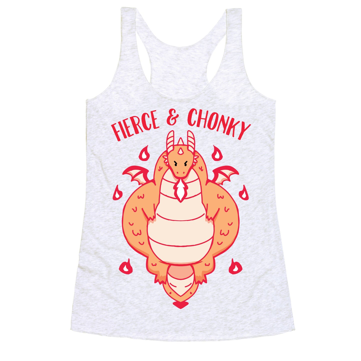 Fierce and Chonky Racerback Tank