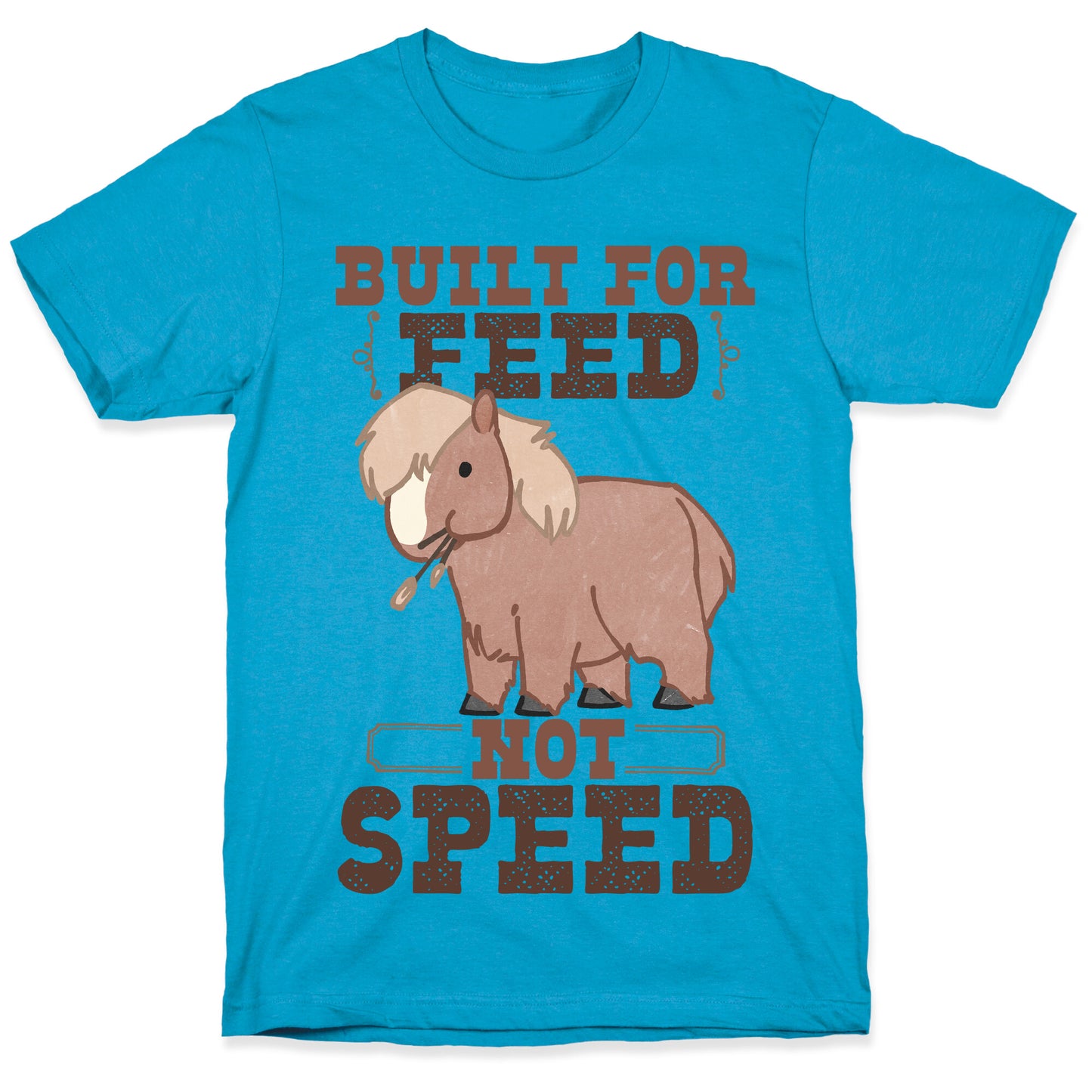 Built For Feed Not Speed Unisex Triblend Tee