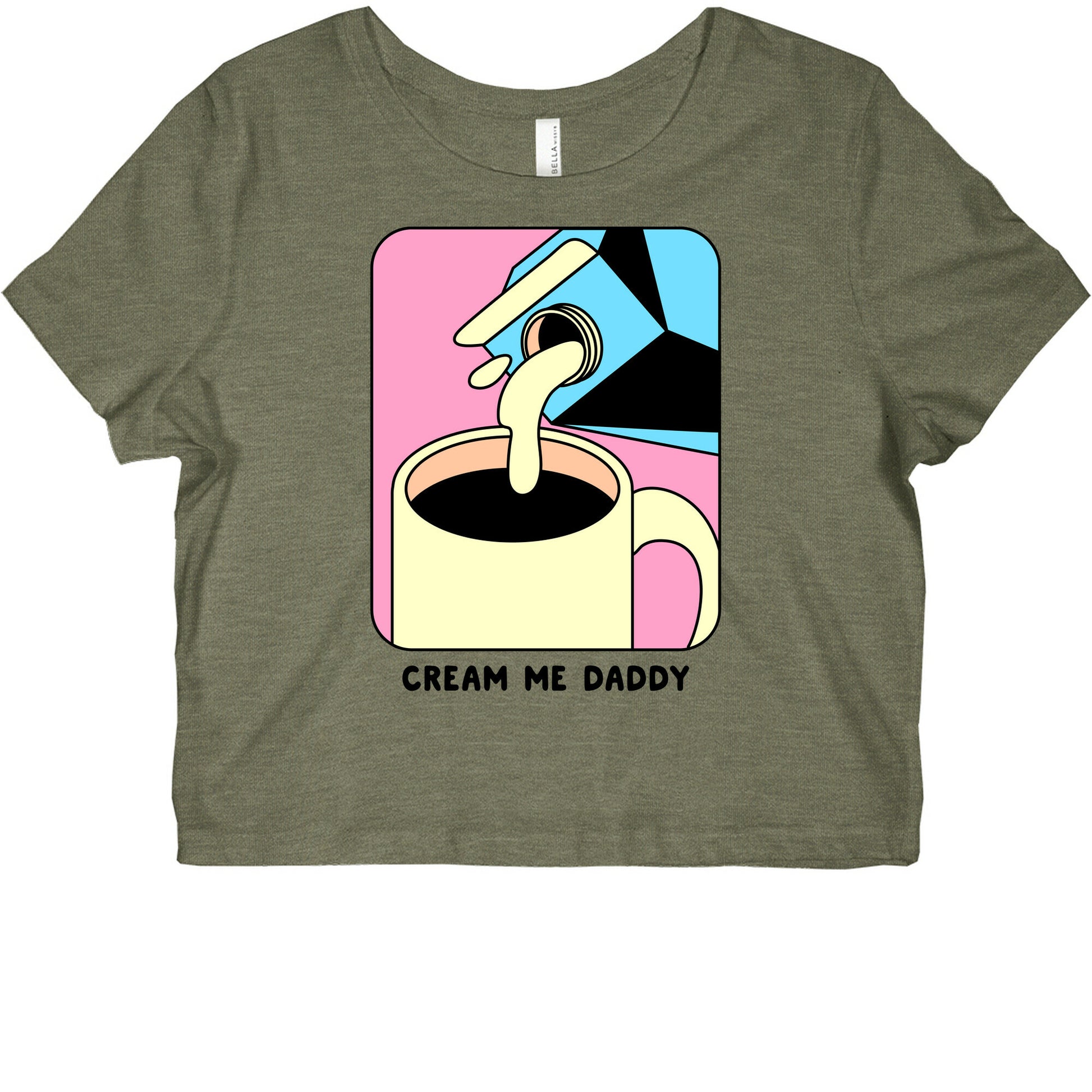 Cream Me Daddy (Coffee) Graphic Baby Tee