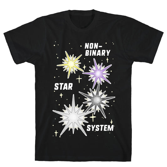 Non-Binary Star System T-Shirt