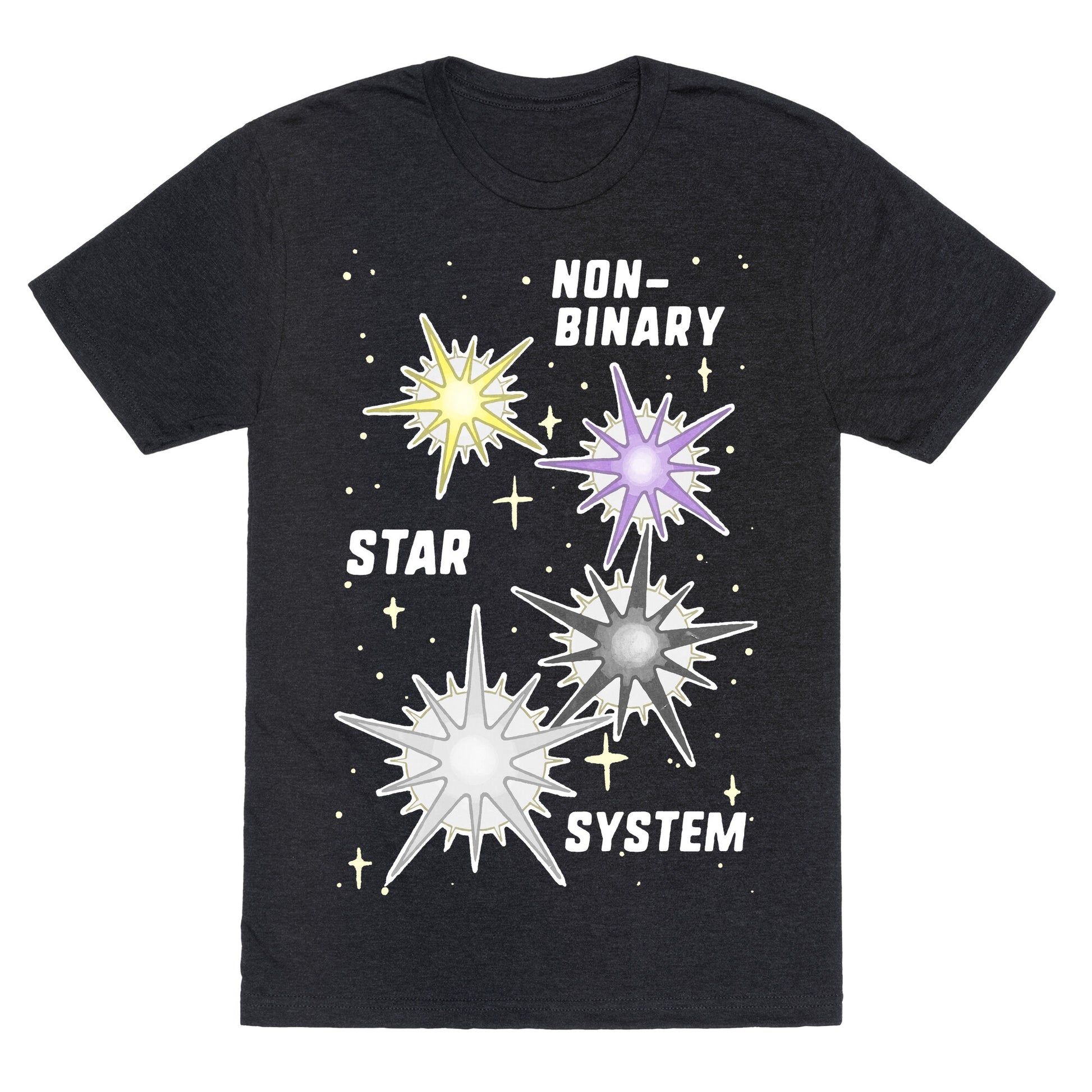 Non-Binary Star System Unisex Triblend Tee