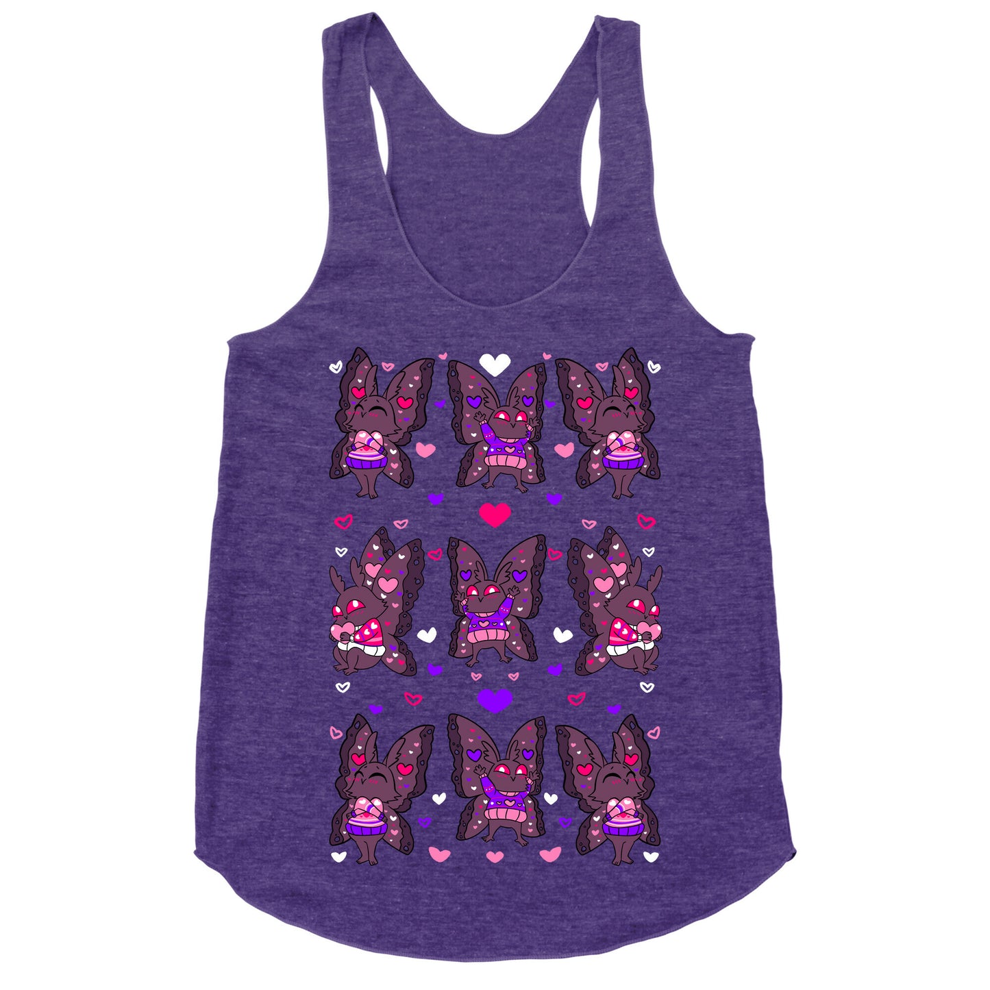Mothman Love Tee Racerback Tank