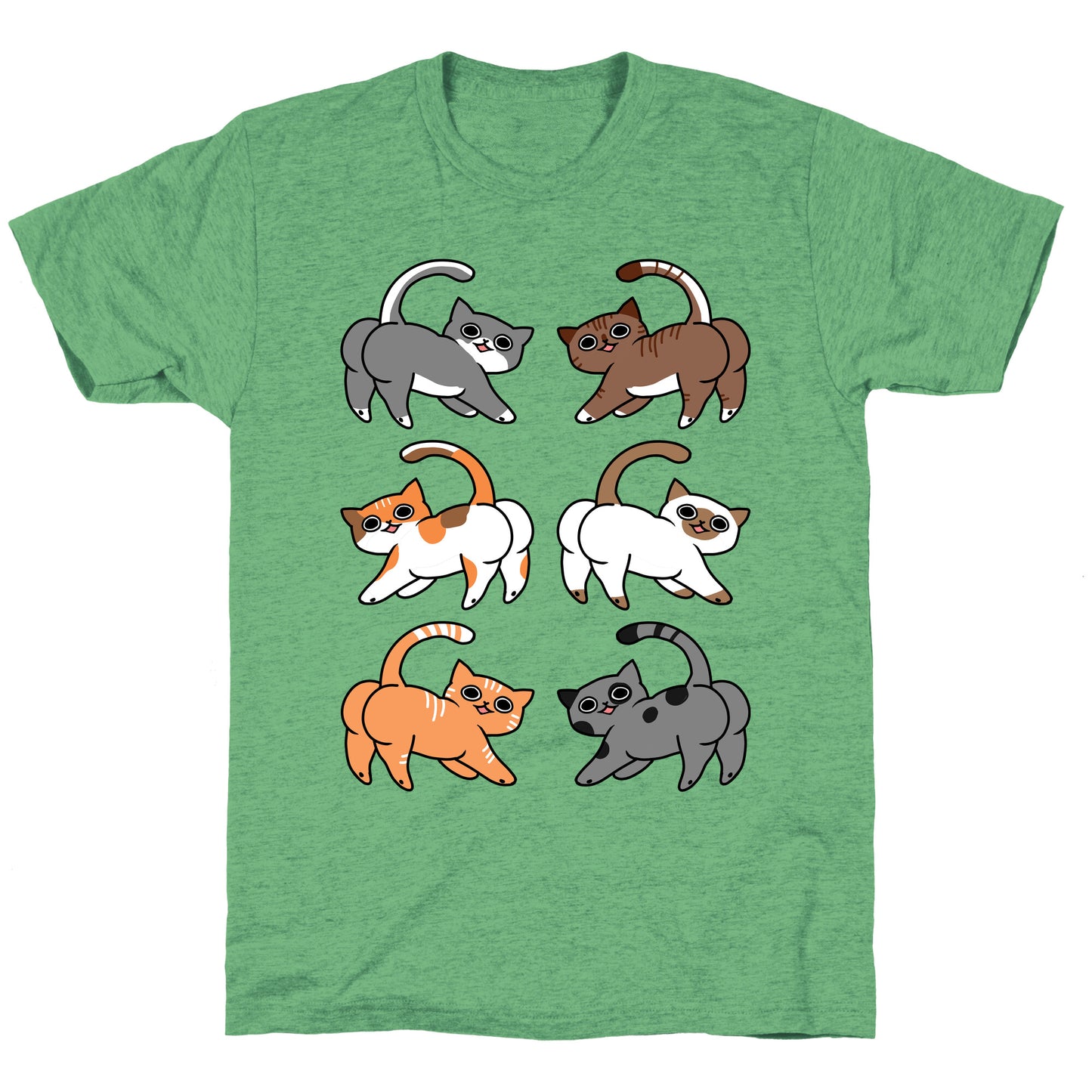 Cats With Buttcheeks Unisex Triblend Tee