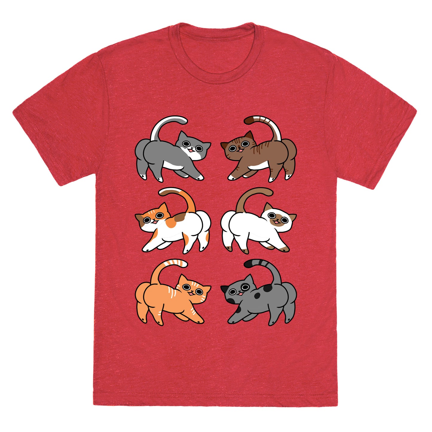 Cats With Buttcheeks Unisex Triblend Tee