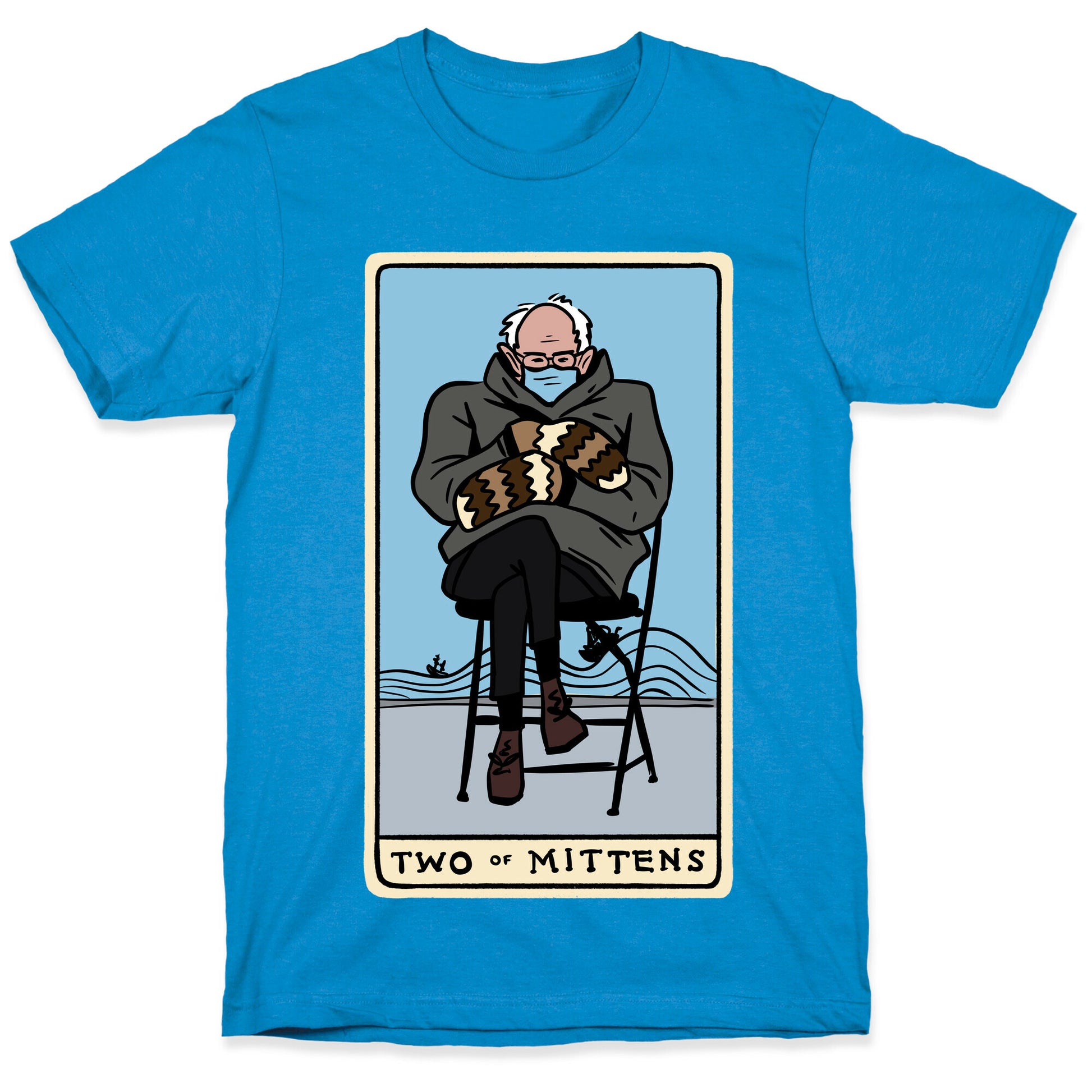 Two of Mittens (Bernie Tarot Parody) T-Shirt