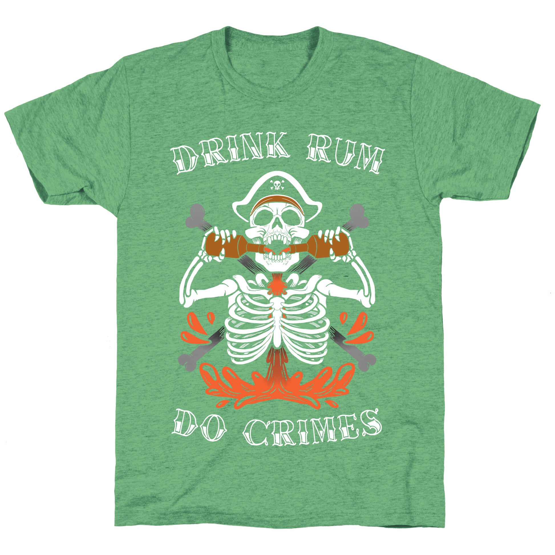 Drink Rum Do Crimes Unisex Triblend Tee