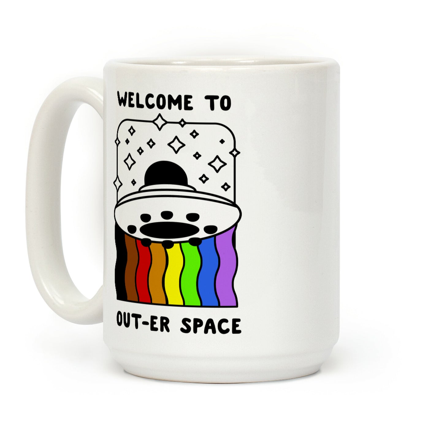 Welcome to Out-er Space Coffee Mug