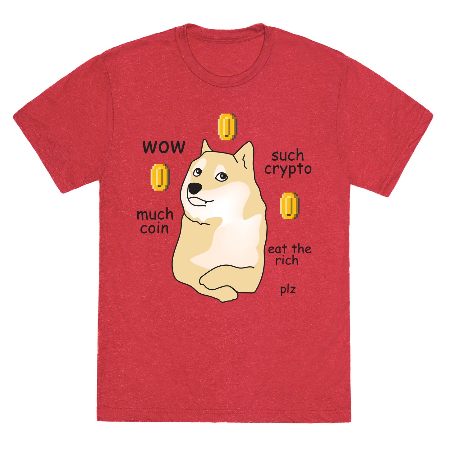 DogeCoin Parody Unisex Triblend Tee
