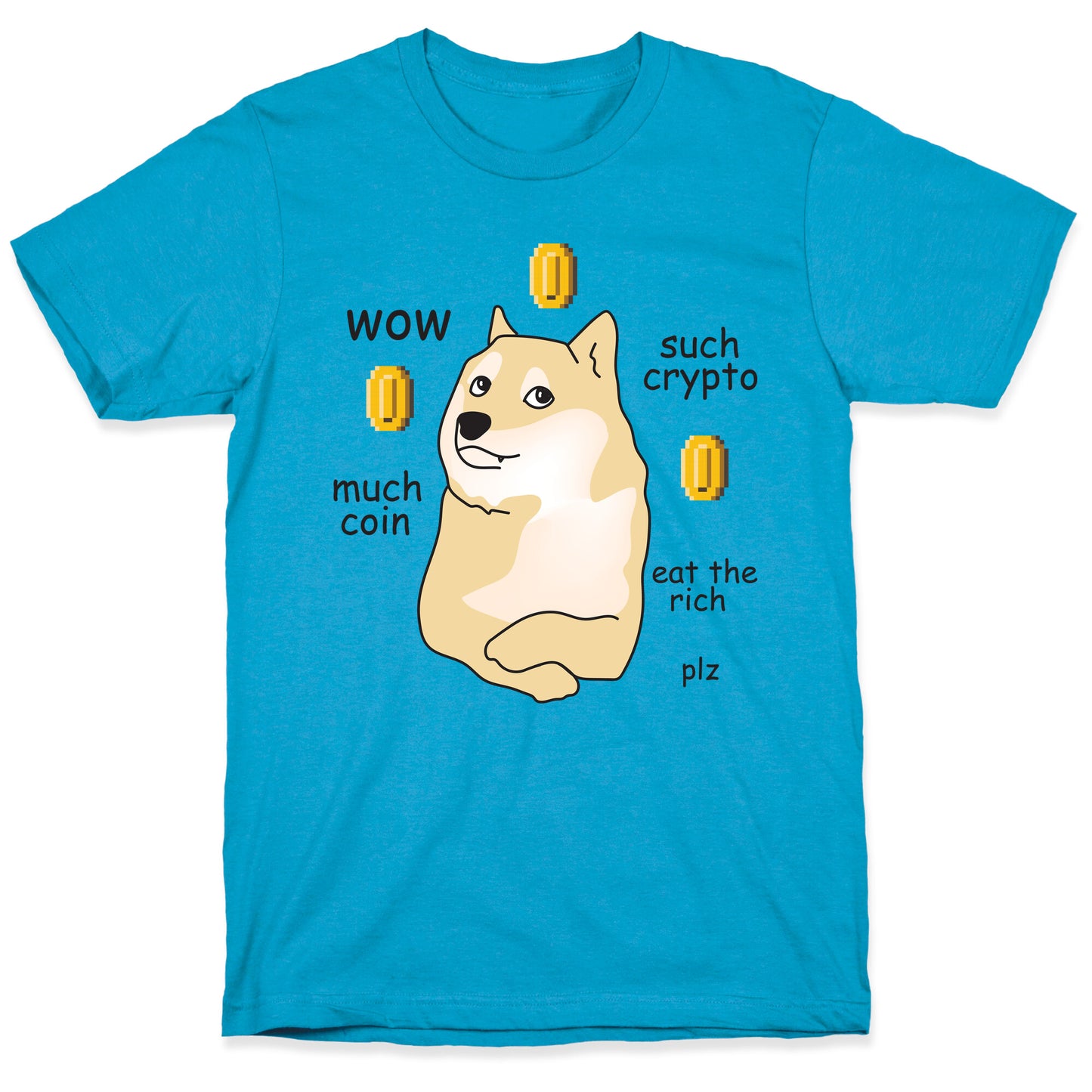 DogeCoin Parody Unisex Triblend Tee