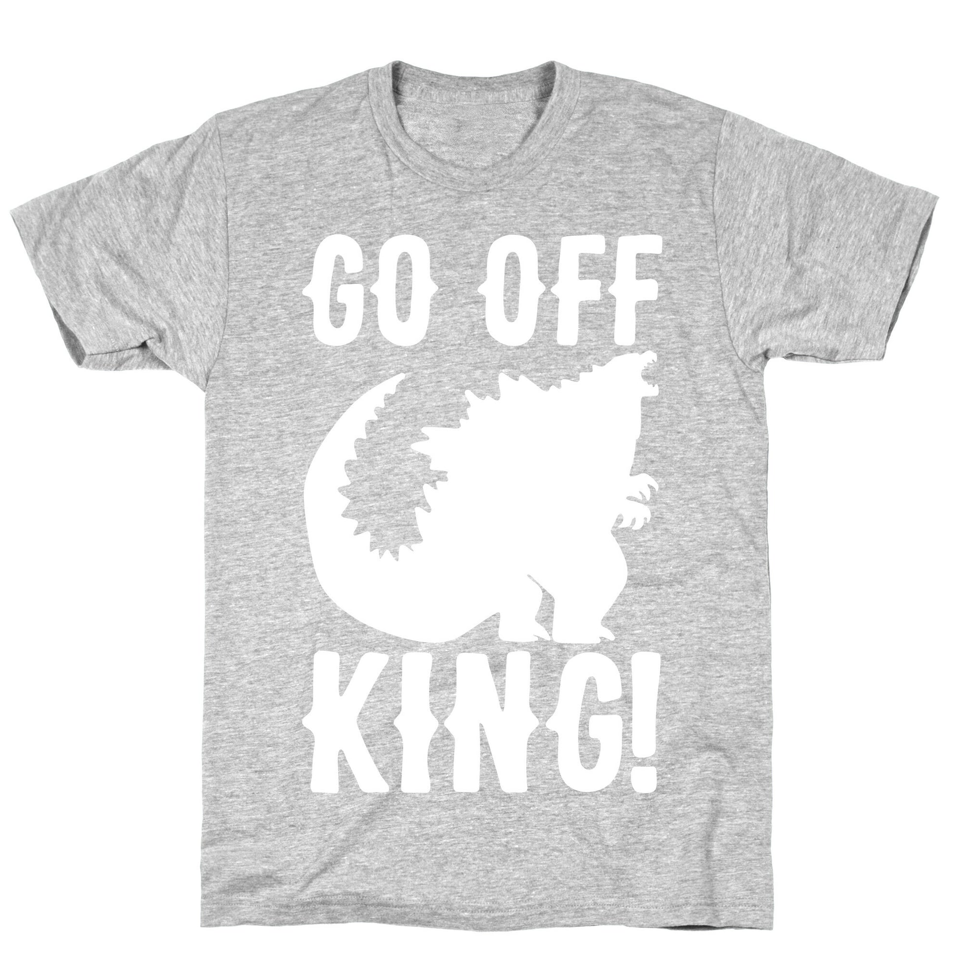 Go Off King White Print T-Shirt