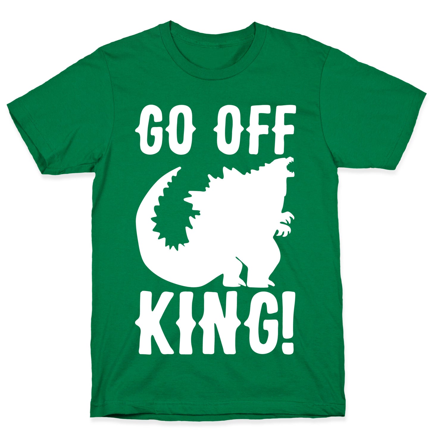 Go Off King White Print T-Shirt