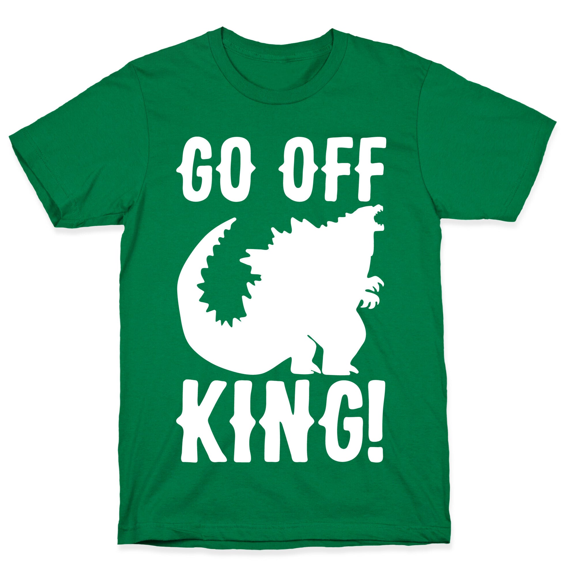 Go Off King White Print T-Shirt