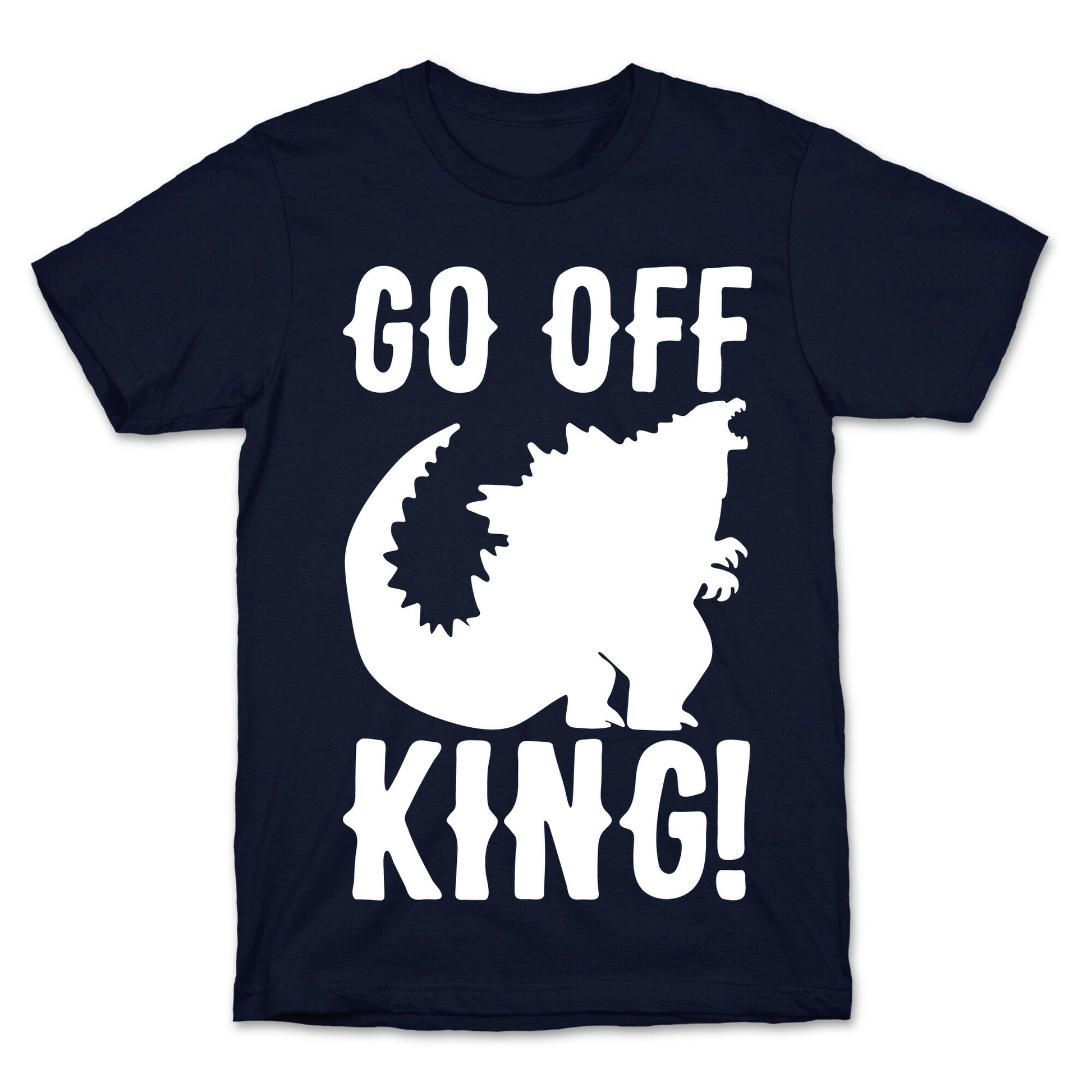 Go Off King White Print T-Shirt