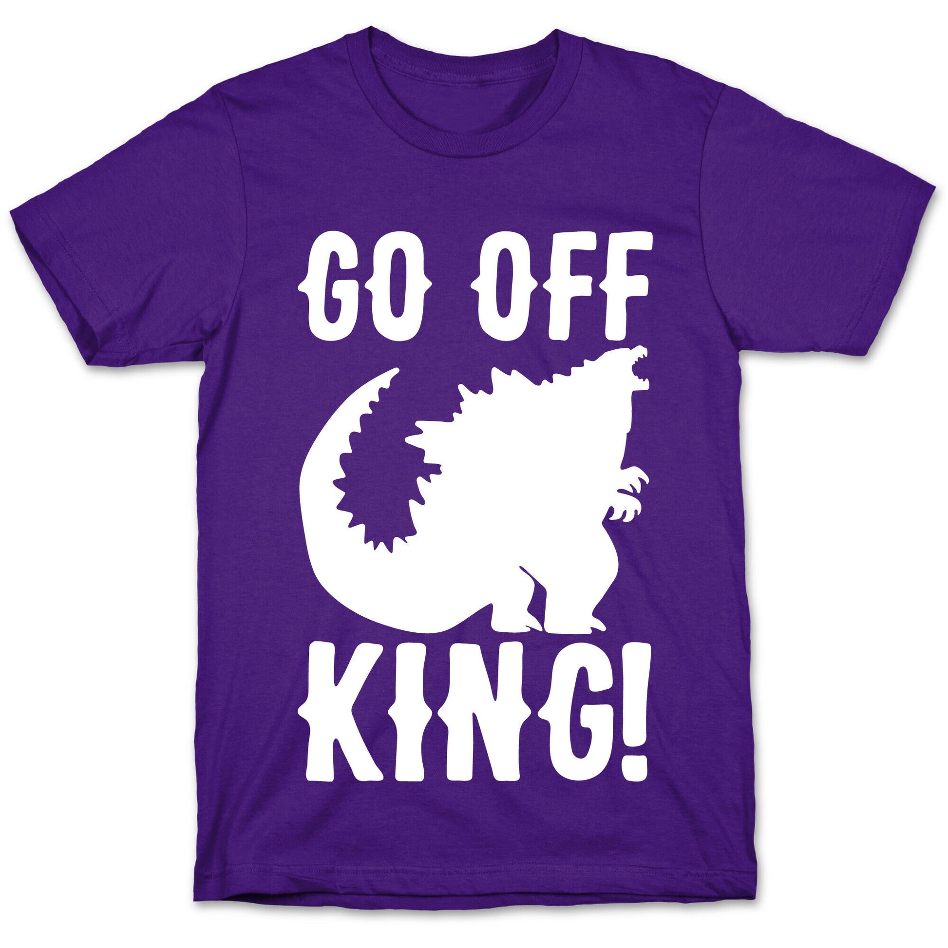 Go Off King White Print T-Shirt