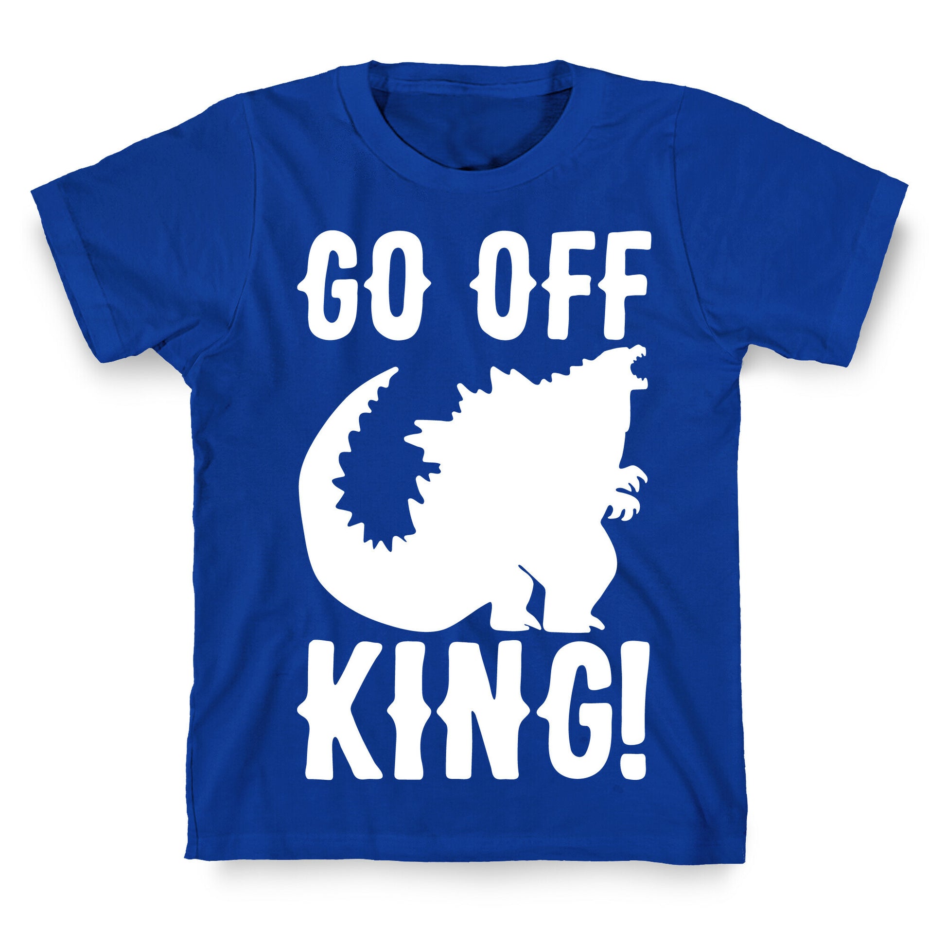 Go Off King White Print T-Shirt