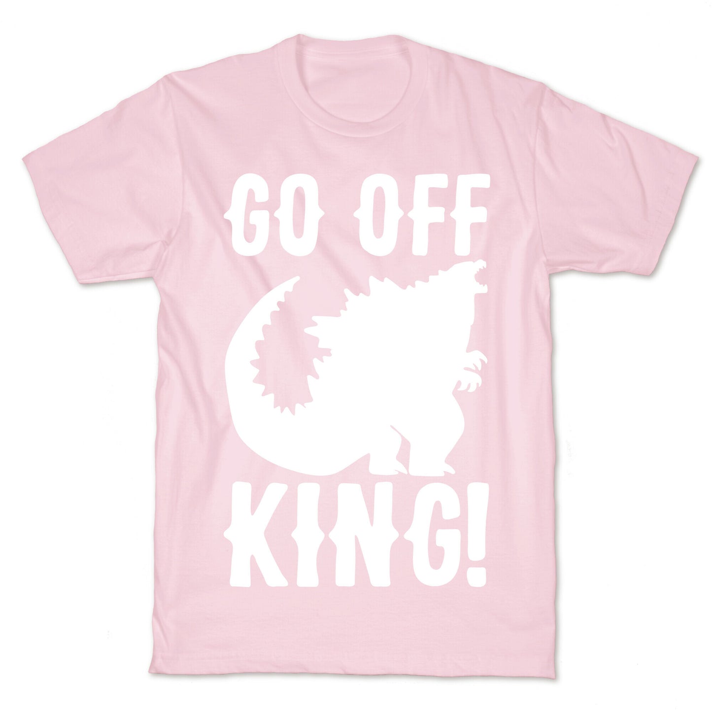 Go Off King White Print T-Shirt
