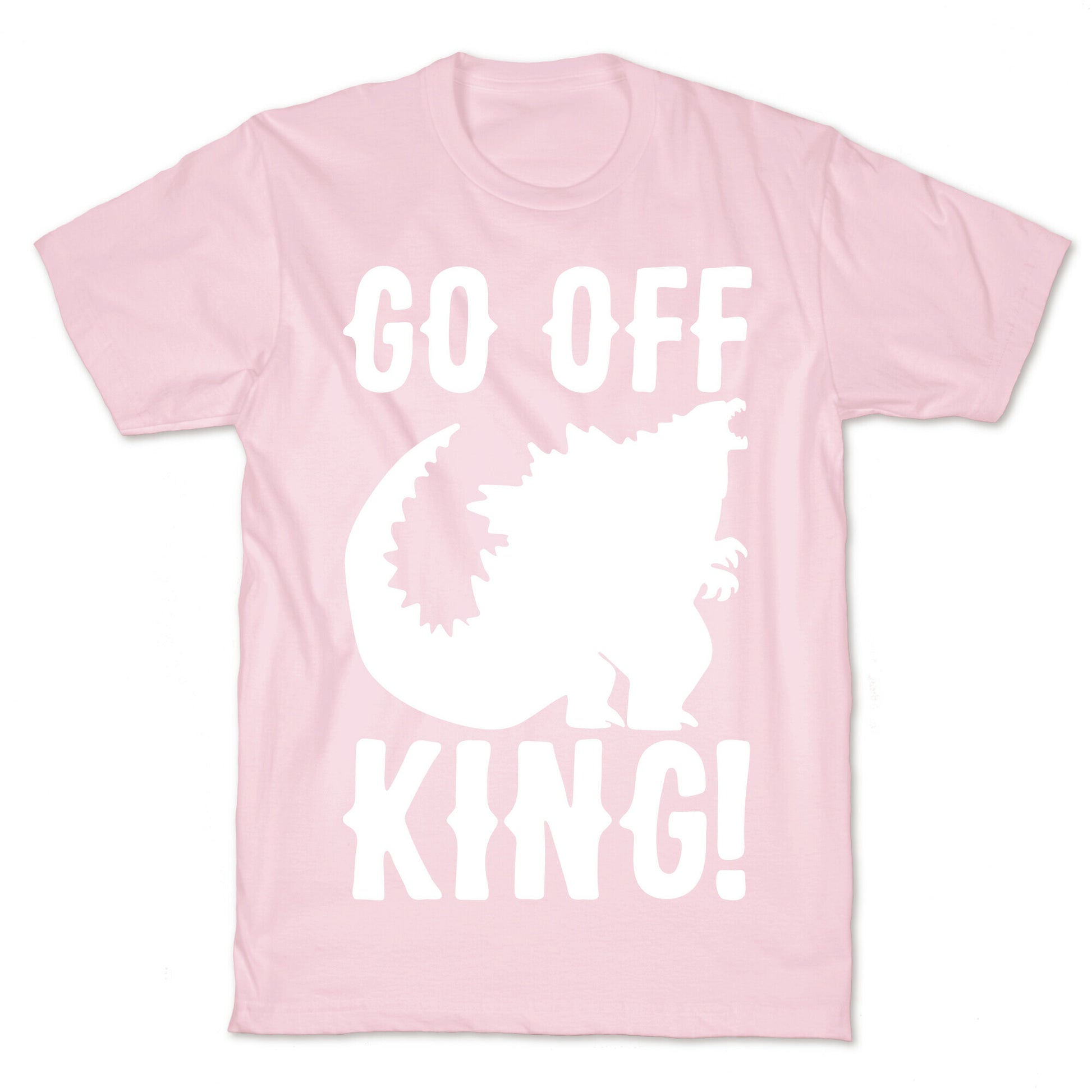 Go Off King White Print T-Shirt