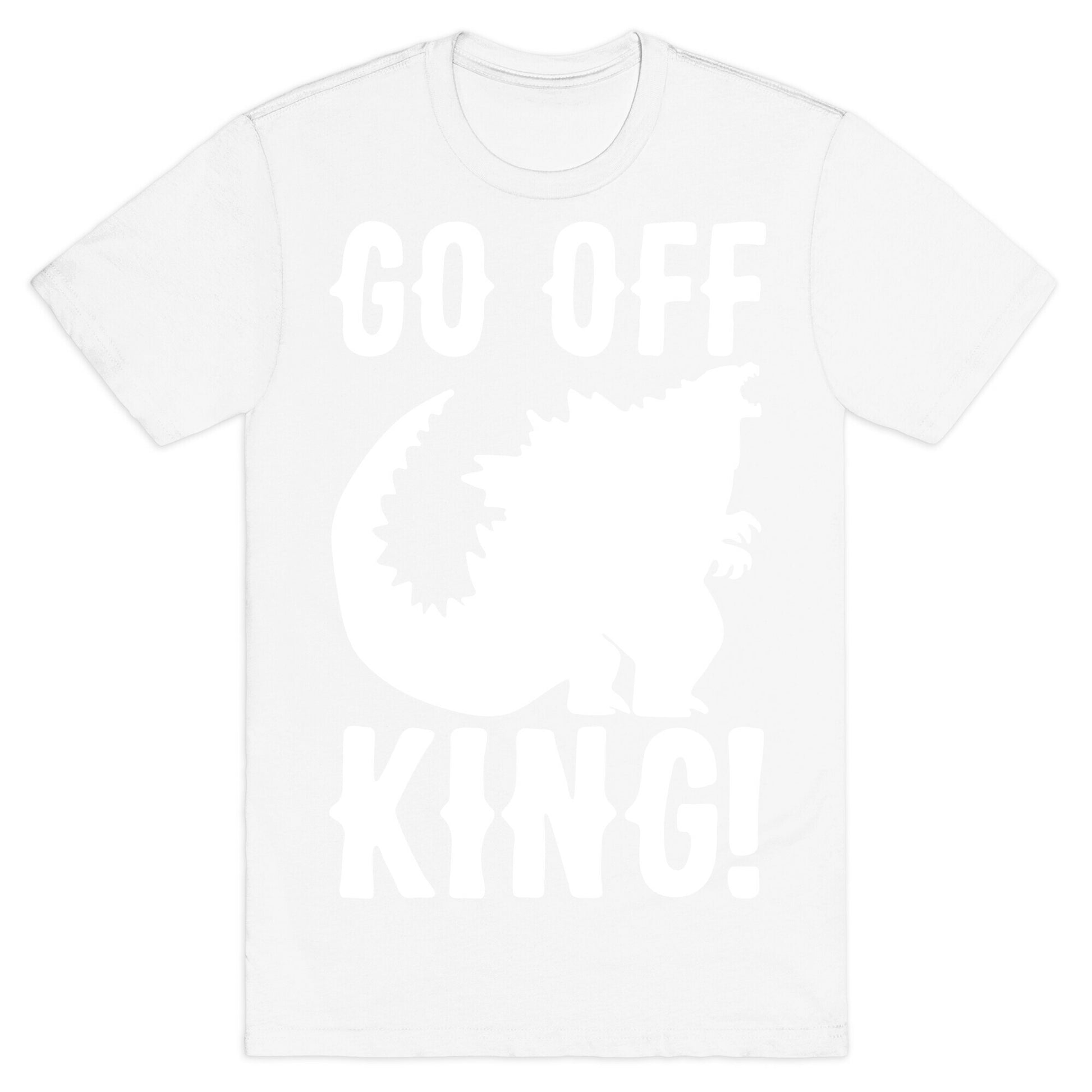 Go Off King White Print T-Shirt