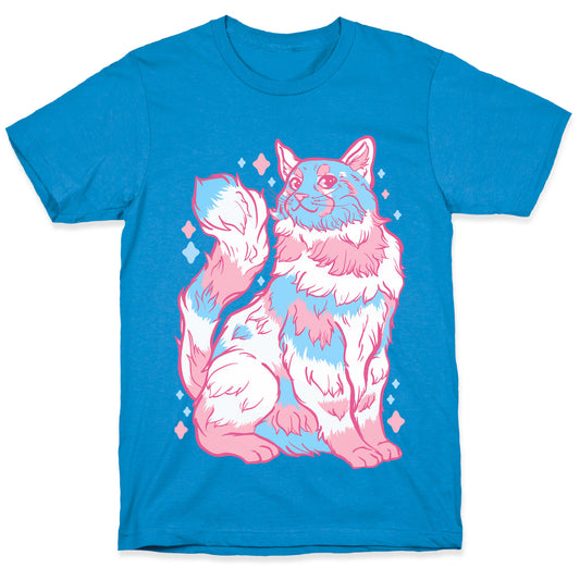 Transgender Pride Cat T-Shirt