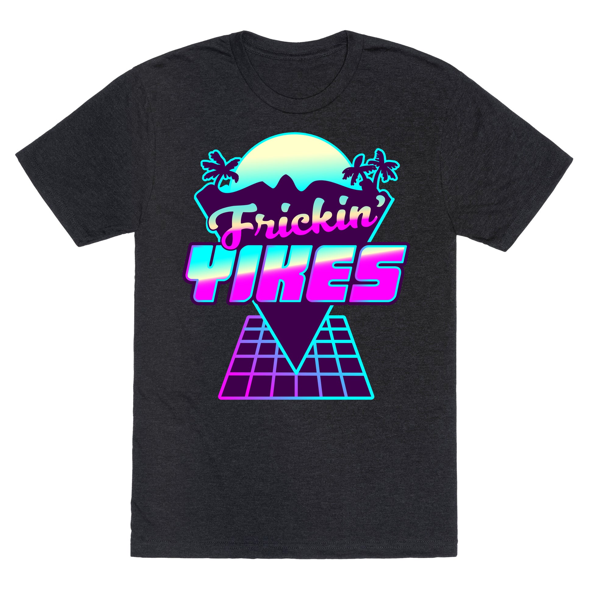 Frickin' YIKES Retro Wave Unisex Triblend Tee