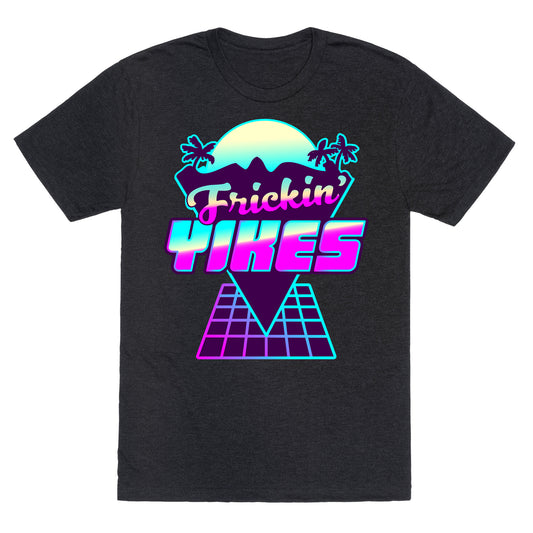 Frickin' YIKES Retro Wave Unisex Triblend Tee