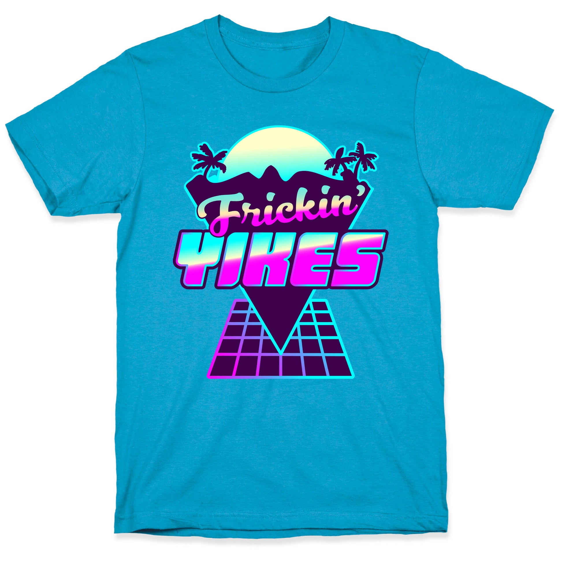 Frickin' YIKES Retro Wave Unisex Triblend Tee