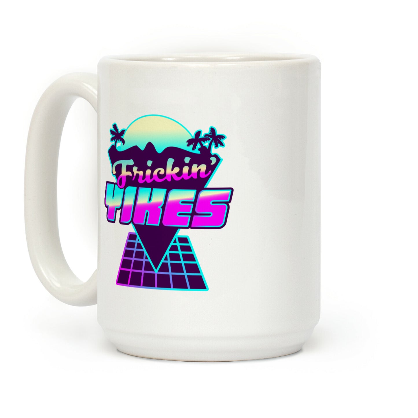 Frickin' YIKES Retro Wave Coffee Mug