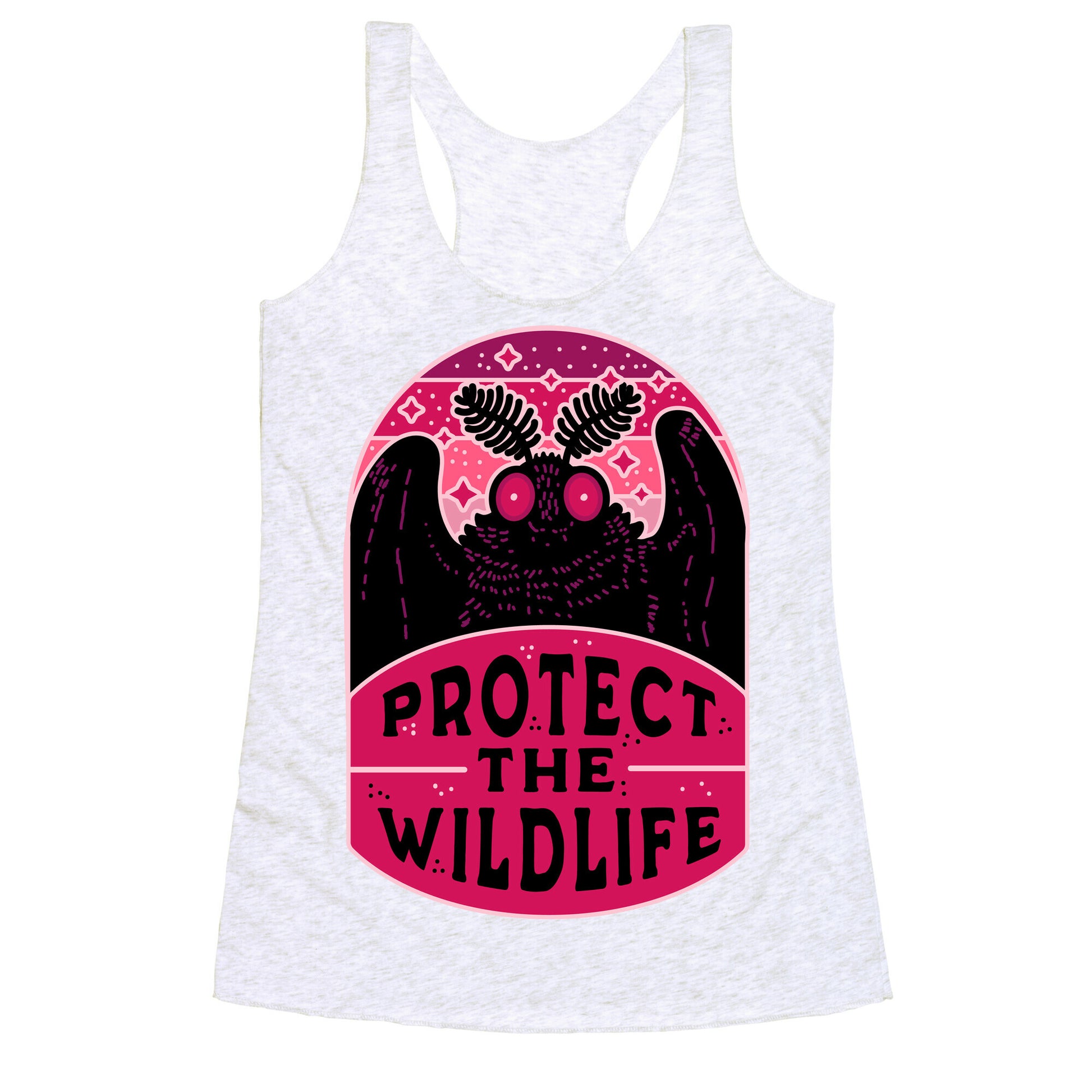 Protect the Wildlife (Mothman) Racerback Tank
