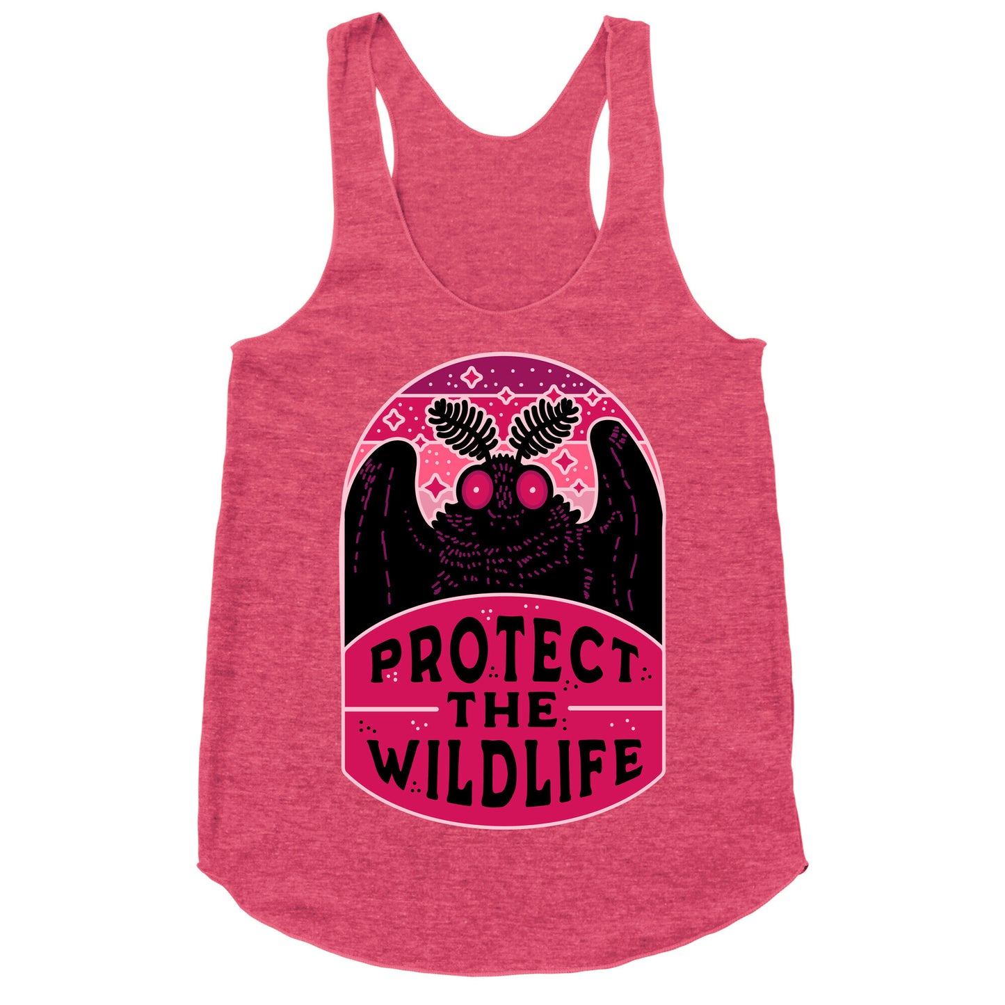 Protect the Wildlife (Mothman) Racerback Tank