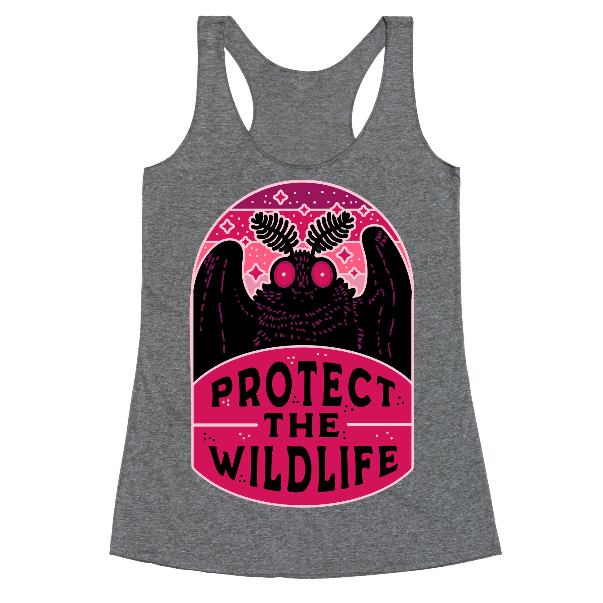Protect the Wildlife (Mothman) Racerback Tank
