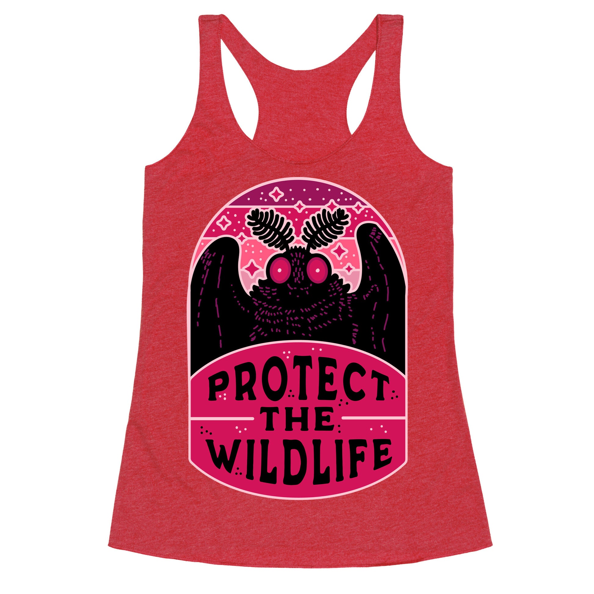 Protect the Wildlife (Mothman) Racerback Tank