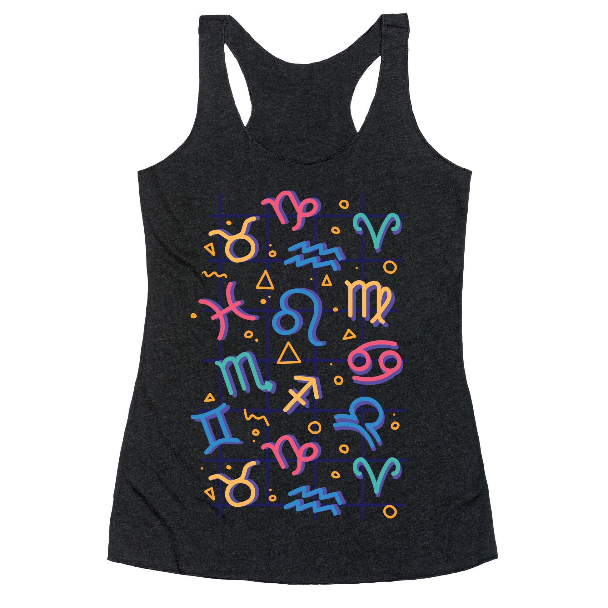 90's Zodiac Pattern Racerback Tank
