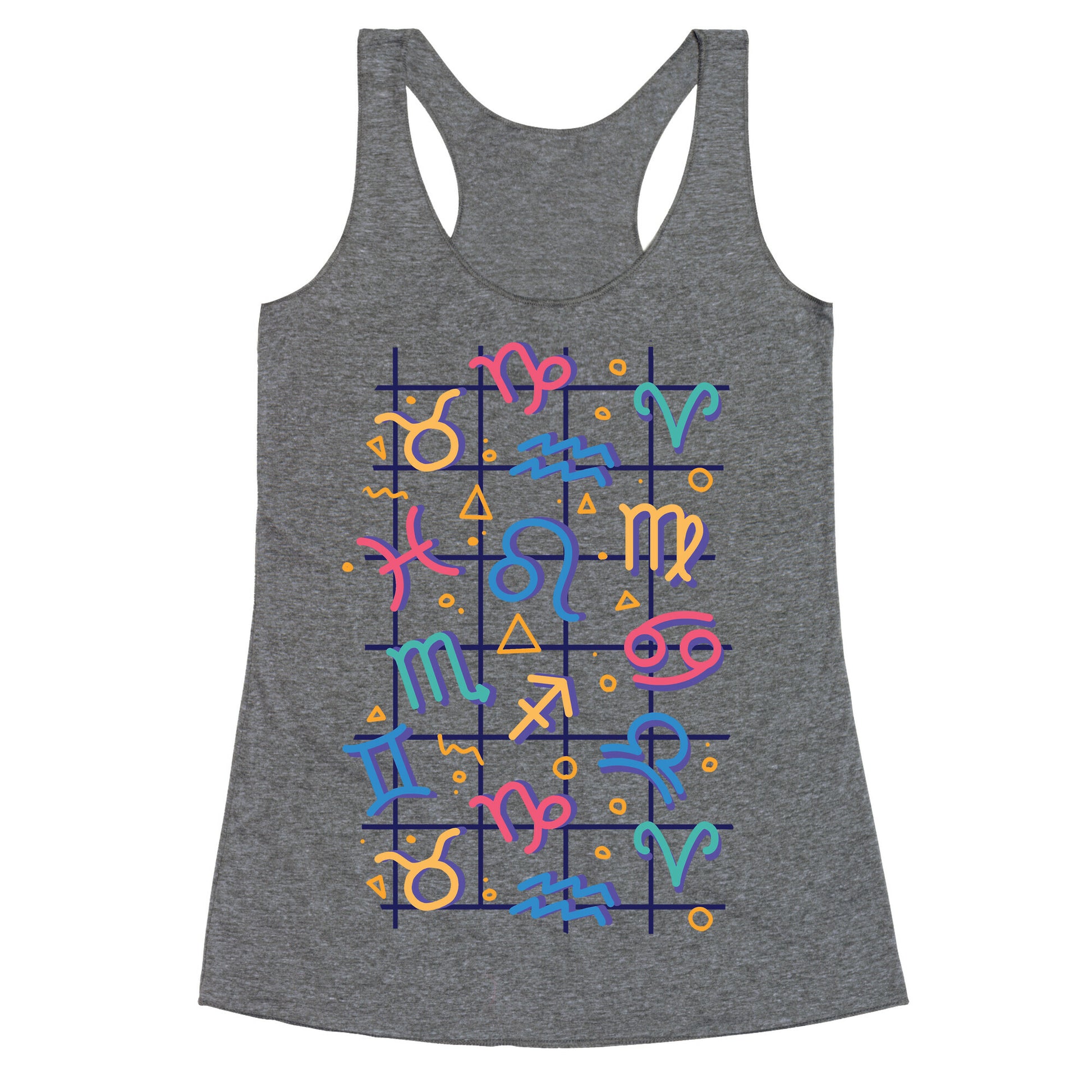 90's Zodiac Pattern Racerback Tank