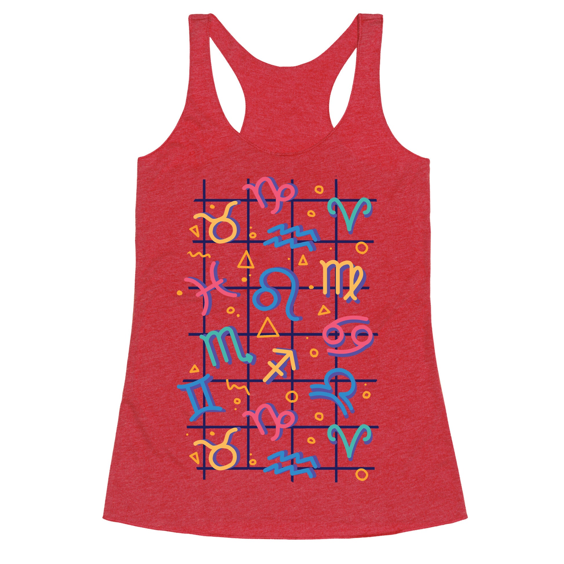 90's Zodiac Pattern Racerback Tank