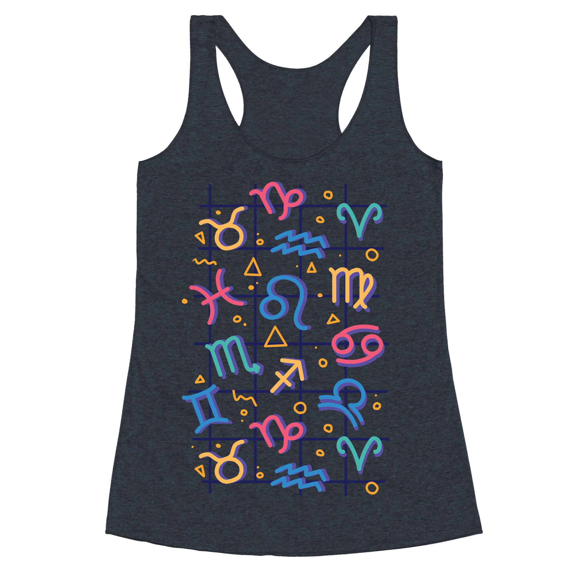 90's Zodiac Pattern Racerback Tank
