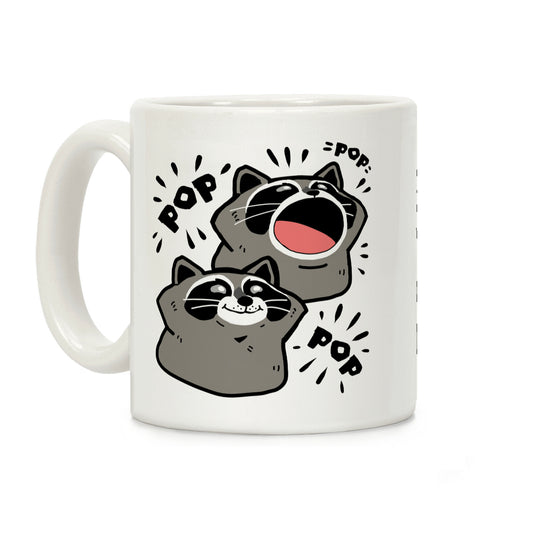 Pop Raccoon Coffee Mug