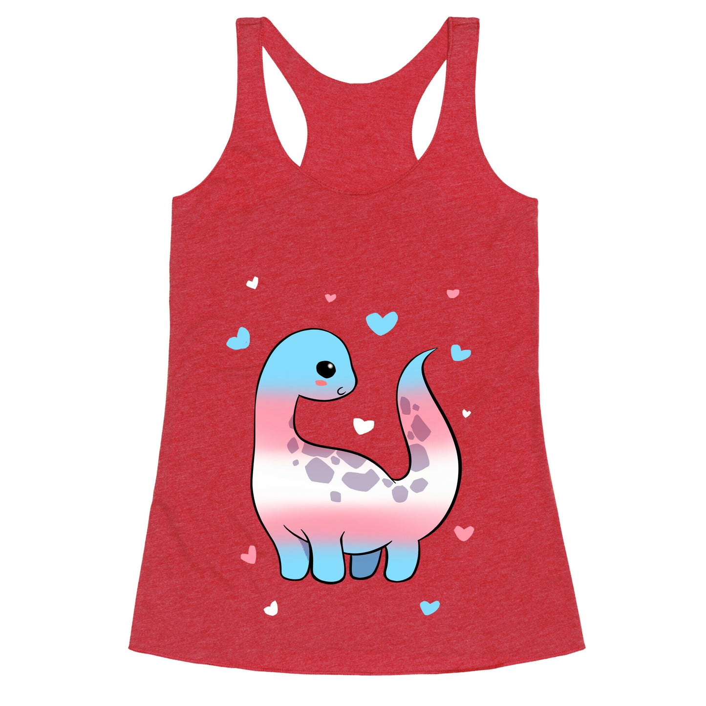 Transgender-Dino Racerback Tank