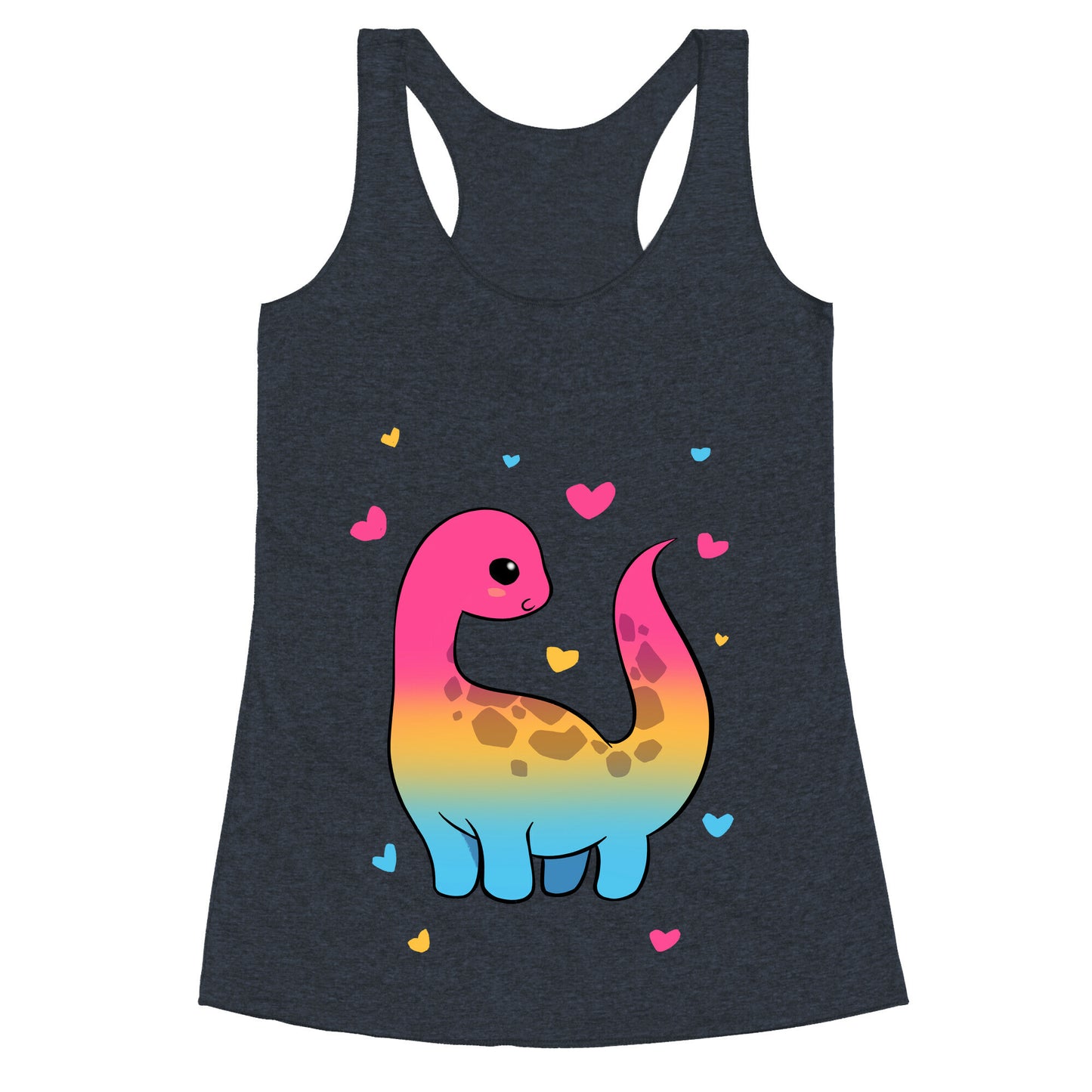 Pansexual-Dino Racerback Tank