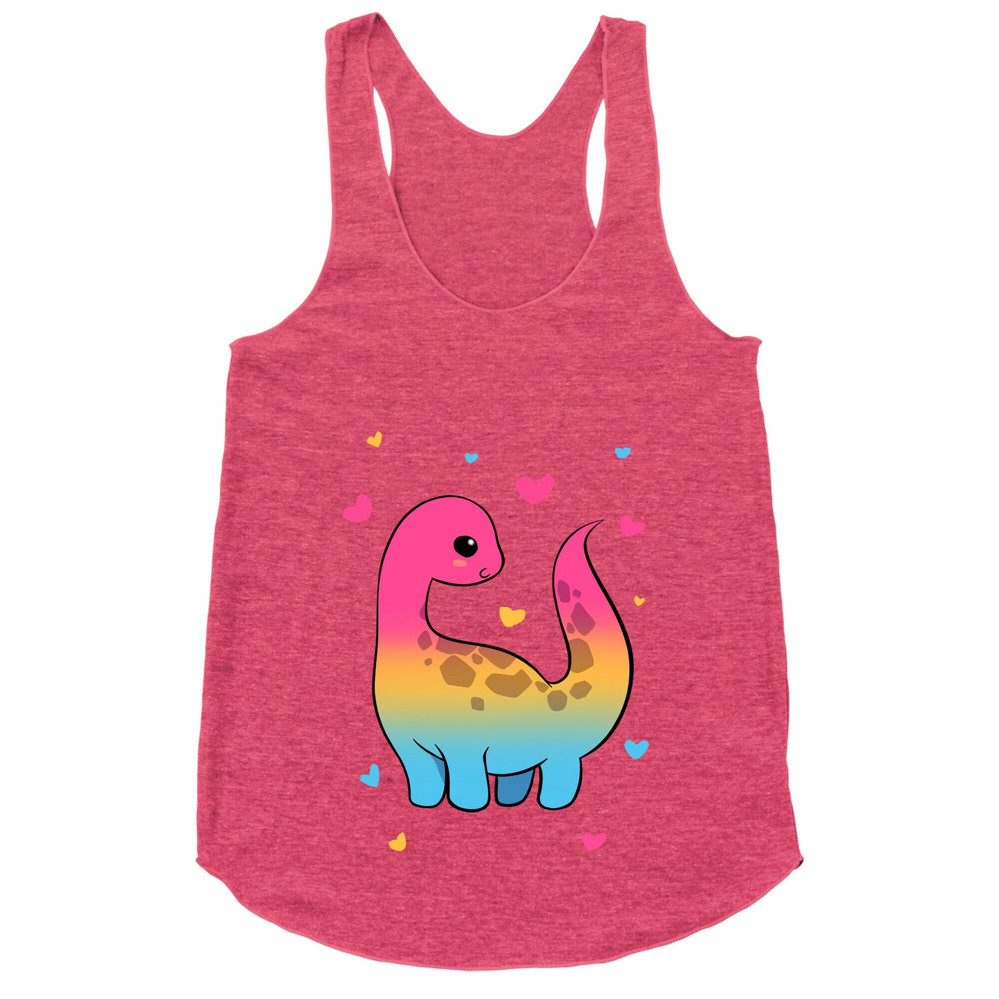 Pansexual-Dino Racerback Tank
