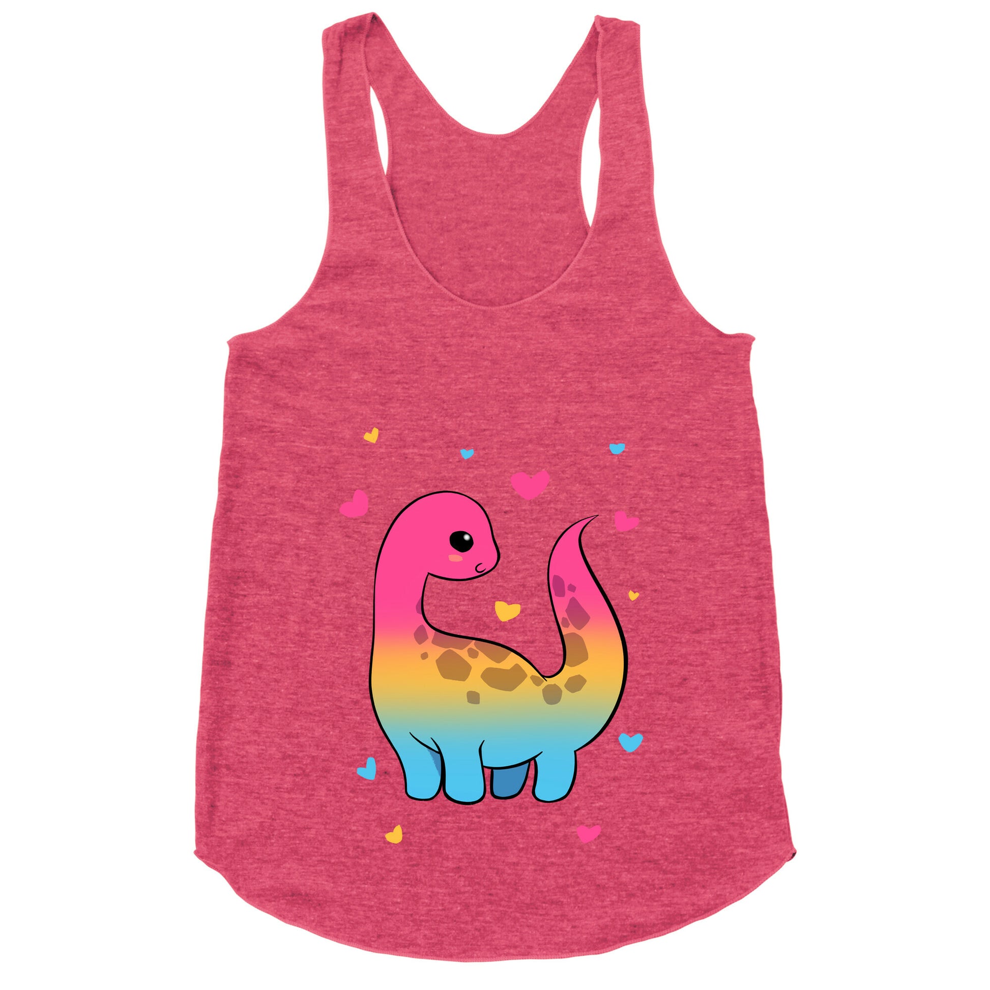 Pansexual-Dino Racerback Tank